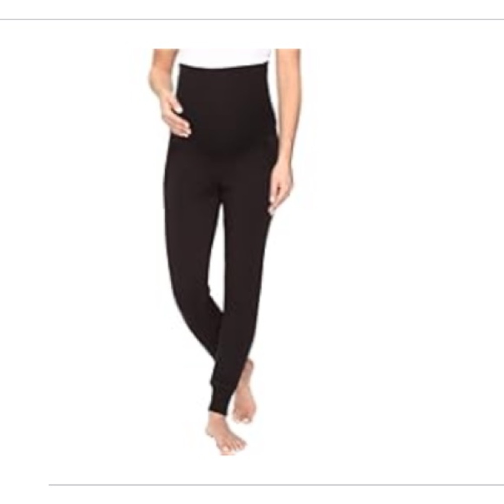 Beyond Yoga Cozy Fleece Maternity Sweatpants // Black